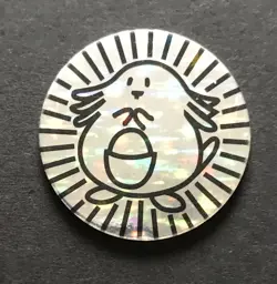 Chansey Pokemon Coin Wizards 1999 Silver Original WOTC Of The Coast RARE - Image 1