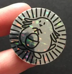 Chansey Pokemon Coin Wizards 1999 Silver Original WOTC Of The Coast RARE - Image 3