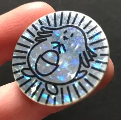 Chansey Pokemon Coin Wizards 1999 Silver Original WOTC Of The Coast RARE - Image 4