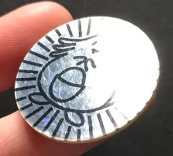 Chansey Pokemon Coin Wizards 1999 Silver Original WOTC Of The Coast RARE - Image 5