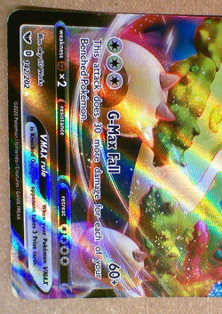 2020 Pokemon TCG Sword & Shield Snorlax VMAX #142/202 Ultra Rare - Image 2