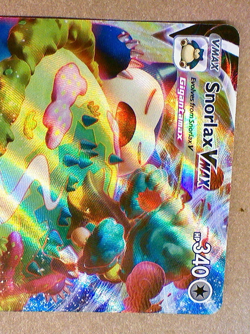 2020 Pokemon TCG Sword & Shield Snorlax VMAX #142/202 Ultra Rare - Image 3