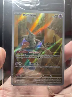 Pokemon Mimikyu SVP 075 Sealed *NM Paldean Fates Full Art Holo Black Star Promo - Image 4