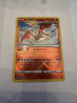 Pokemon Sword & Shield Crown Zenith Radiant Charizard 020/159 NM A9 - Image 1