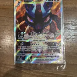 Pokemon Sword & Shield Lucario VSTAR SWSH291 Black Star Promo Sealed - Image 2