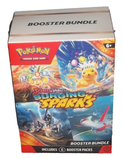 POKEMON SCARLET & VIOLET SURGING SPARKS BOOSTER BUNDLE {6 BOOSTER PACKS} NISB - Image 2