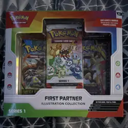 Pokemon First Partner Illustration Collection Series 1 Box Promo & Booster - Image 1