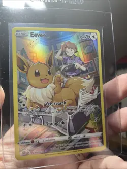 Pokemon TCG Eevee TG11/TG30 Brilliant Stars Trainer Gallery Holo Rare NM minus - Image 1