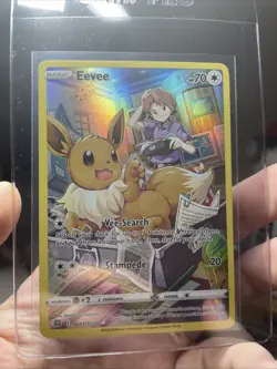 Pokemon TCG Eevee TG11/TG30 Brilliant Stars Trainer Gallery Holo Rare NM minus - Image 2