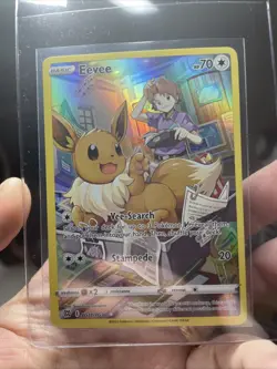 Pokemon TCG Eevee TG11/TG30 Brilliant Stars Trainer Gallery Holo Rare NM minus - Image 3
