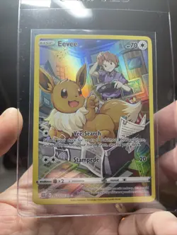 Pokemon TCG Eevee TG11/TG30 Brilliant Stars Trainer Gallery Holo Rare NM minus - Image 4