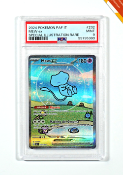 Pokemon PSA 9 Mew Ex #232 Destino di Paldea SIR 2024 Italiano - Image 1