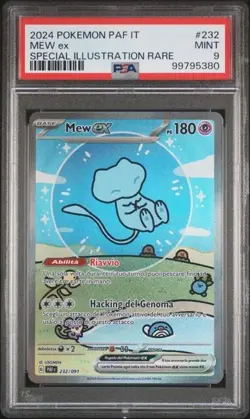 Pokemon PSA 9 Mew Ex #232 Destino di Paldea SIR 2024 Italiano - Image 2