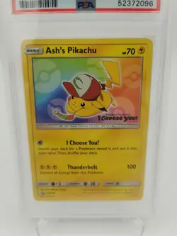 Ash's Pikachu SM108 | I Choose You Black Star Promo | PSA 9 | Pokemon TCG - Image 2