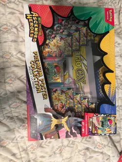 Pokemon TCG: Ascended Heroes Premium Poster Collection Mega Lucario Sealed Box - Image 1