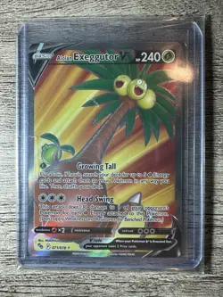 Alolan Exeggutor V (Full Art) 071/078 Pokemon GO Holo - Image 1