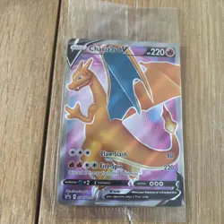 2020 Pokemon Charizard V SEALED Black Star Promo SWSH050 Champions Path - Image 1