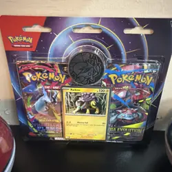 Pokemon TCG Two Pack Blister With Raikou Promo Phantasmal & Mega ev +2 TIN - Image 5