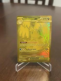 Mega Dragonite Ex Gold Pokemon Ascended Hero’s Hyper Rare 295/217 - Image 1