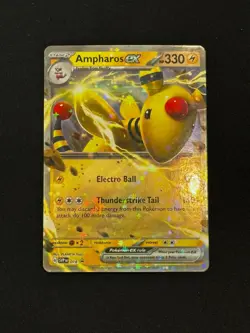 Pokemon Ampharos ex 016 Sv: Scarlet & Violet Black Star Promo Holo - Image 1