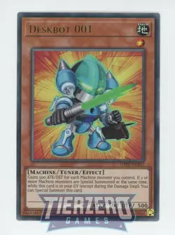 Yugioh Deskbot 001 GFP2-EN107 Ultra Rare 1st Edition Near Mint - Image 1