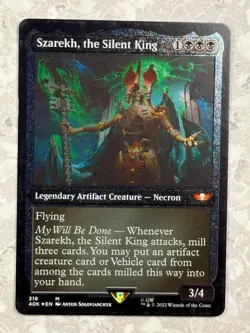 Szarekh, the Silent King 318 (Foil Etched) M - MTG Warhammer NM X1 - Image 1
