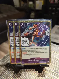 Divine Departure Playset - OP13-076 x3 - Carrying On His Will - One Piece TCG - Image 1