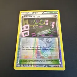 Pokemon Trainer Card Virbank City Gym Plasma Storm Reverse Holo 126/135 NM - Image 2