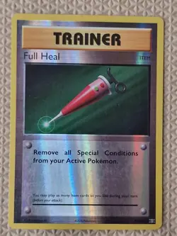 Pokemon Card Full Heal Trainer Evolutions Reverse Holo 78/108 - Image 1