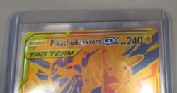 Pokemon TCG Pikachu & Zekrom GX SM248 Sm Holo Card in sleeve - Image 5