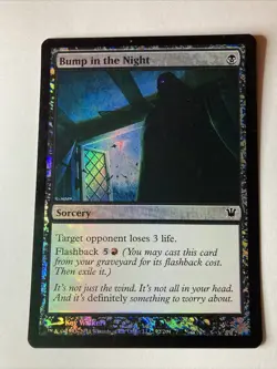 Bump in the Night Foil Innistrad MTG LP - Image 1