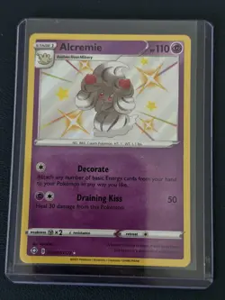 Pokemon Card Alcremie SV058/SV122 Shiny Shining Fates Near Mint - Image 1