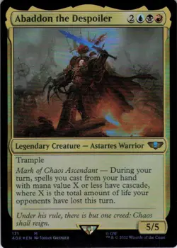 Abaddon the Despoiler - Foil - Warhammer 40,000 - 171 NM - Image 2