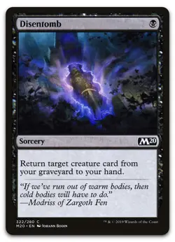 Disentomb #322 (NM) Core Set 2020 M20 Magic MTG - Image 1