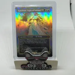 Galadriel, Light of Valinor (Borderless) [LTC - 498] - LP [Foil] TCG MTG - Image 1
