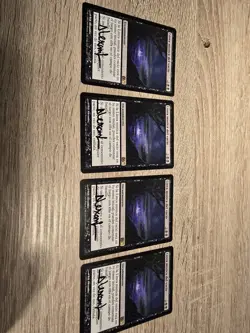 Mtg Artist Signed Spanish Leyline Of The Void Playset Core Set 2011 - Image 1