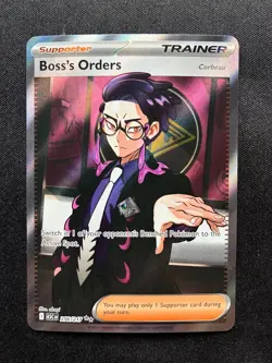 Boss’s Orders Corbeau 256/217 Pokemon Ascended Heroes Full Art Trainer Card - Image 1