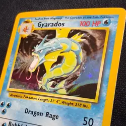 Gyarados - (MP) Base Set Holo 6/102 1999 English Pokemon TCG - Image 4
