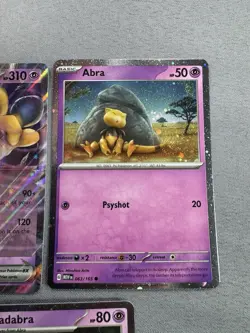 Abra Kadabra & Alakazam ex SVP 050 MINT 151 Promo 3 Card Set Pokemon MT - Image 3
