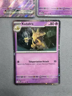 Abra Kadabra & Alakazam ex SVP 050 MINT 151 Promo 3 Card Set Pokemon MT - Image 4