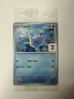 Pokemon Scarlet & Violet Stellar Crown Seven Eleven Promo Lapras 711 7-11 7/11 - Image 1
