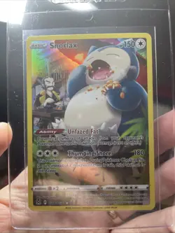 2022 Pokemon SWSH Lost Origin SNORLAX TG10/TG3 Ultra Rare Trainer Gallery - Image 3