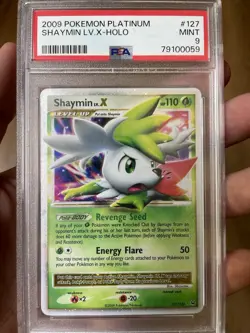 Pokemon Shaymin Lv.X Platinum Ultra Rare #127 PSA 9 Mint - Image 4