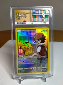 Pikachu 241/236 Secret Rare Holo Cosmic Eclipse 2019 Pokemon TCG ACE 9 Mint - Image 1
