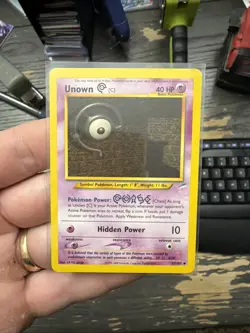 Unown Pokemon TCG Neo Destiny 57/105 Uncommon NM Vintage - Image 1