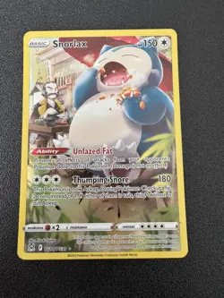 Pokemon TCG Snorlax Lost Origin Trainer Gallery TG10/TG30 Holo Ultra Rare - Image 1