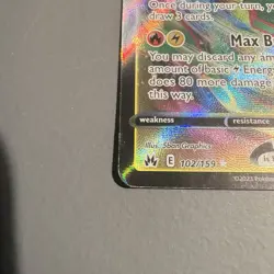Pokemon TCG Rayquaza VMAX Holo Ultra Rare Card Crown Zenith 102/159 - Image 3