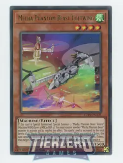 Yugioh Mecha Phantom Beast Coltwing GFP2-EN103 Ultra Rare 1st Edition Near Mint - Image 1