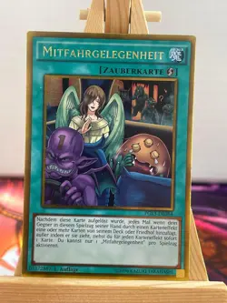Mitfahrgelegenheit PGL3-DE084 Gold Rare Deutsch NM YUGIOH - Image 1