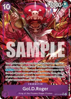 Gol.D.Roger (064) (Alternate Art) [OP13 - OP13-064] - NM [Foil] TCG One Piece - Image 1